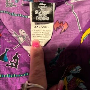 Disney Nightmare Before Christmas Purple Top